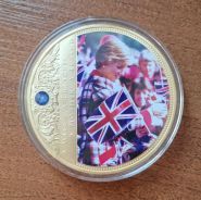 Великобритания Медаль "Жена, принцесса, мать, легенда - Диана" 2013 год Proof