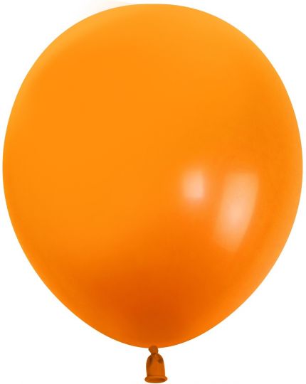 Ненадутый оранжевый 30 см шар латексный