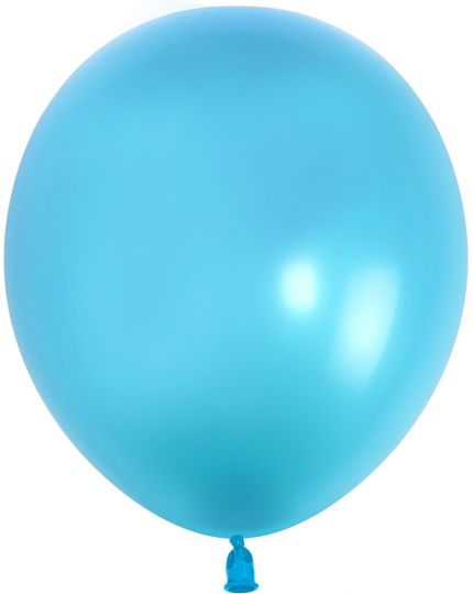 Ненадутый голубой 30 см шар латексный