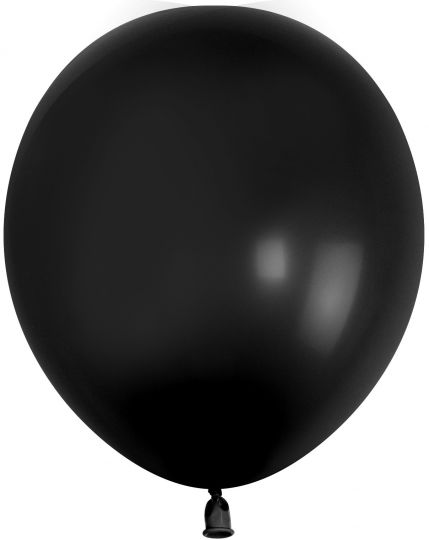 Ненадутый черный 30 см шар латексный