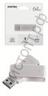 флэш-карта USB 3.0/3.2 Gen.1 Smartbuy 64GB M1 Metal Grey