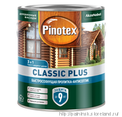 Pinotex Classic Plus 3 в 1 Быстросохнущая пропитка-антисептик