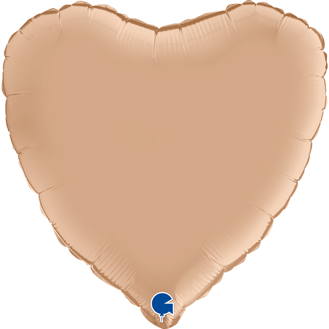 Сердце Белый песок шар фольгированный с гелием