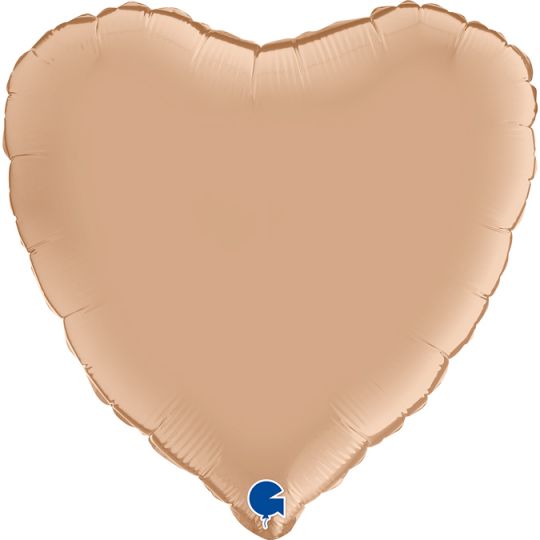 Сердце Белый песок шар фольгированный с гелием