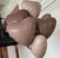 Набор из 6 шоколадных фольгированных сердец