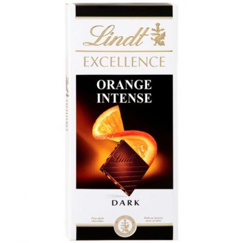 Şokolad Lindt Еxcellence tünd apelsin və badam dənələri ilə 100 gr