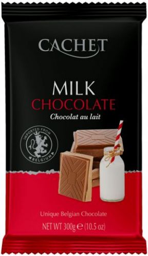Шоколад "Cachet" Milk Chocolate, 32% Cocoa, 300 г