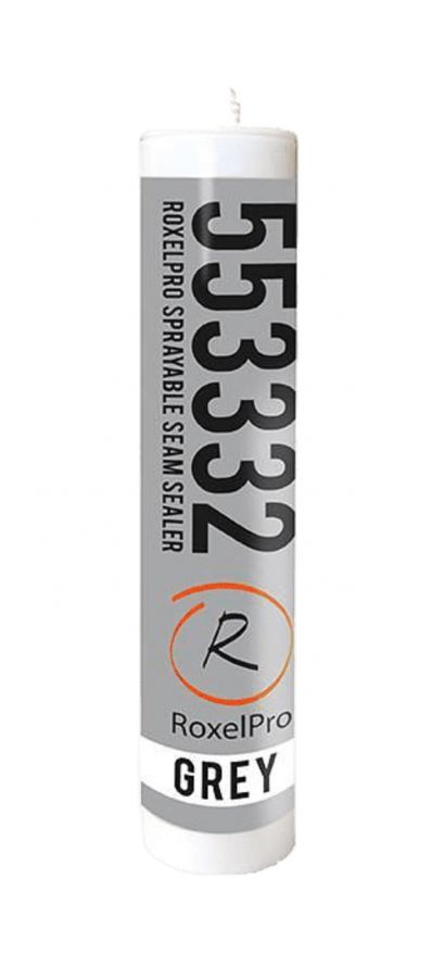 RoxelPro Однокомпонентный распыляемый герметик, серый, картридж 290мл