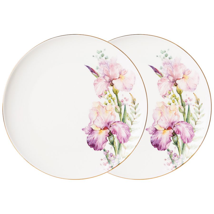 Набор тарелок обеденных "Irises" 2 шт. 25.5 см