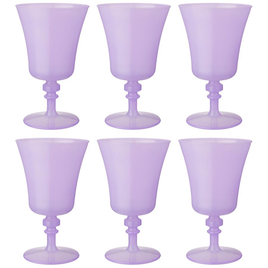 Набор бокалов из 6 штук "Iconic" purple 300мл