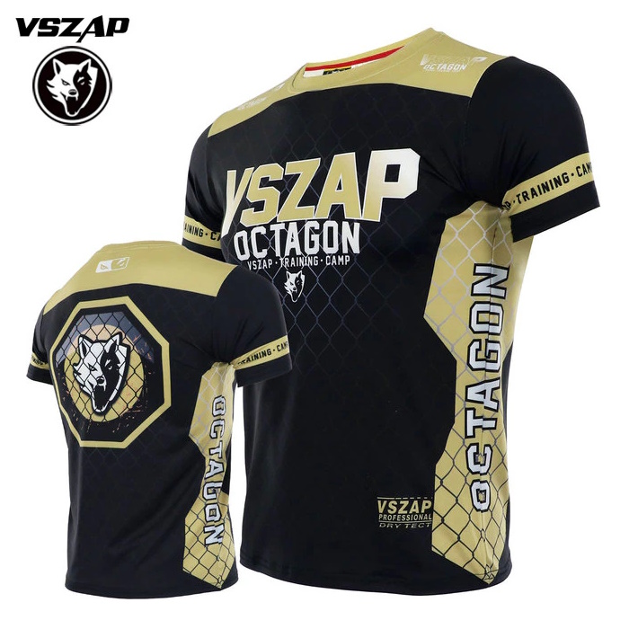 Тренинг футболка VSZAP "OCTAGON" GOLD