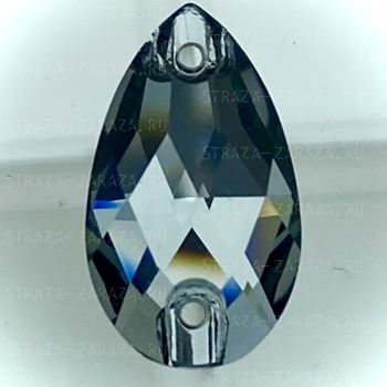 K9 Luxe Пришивные Стразы Black_Diamond Капля 11*18 мм