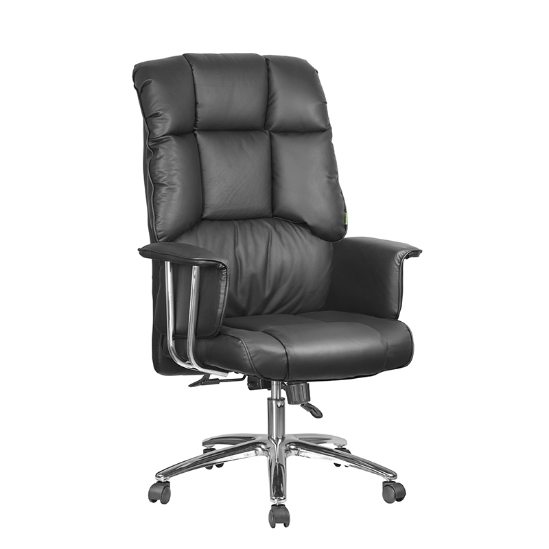 RC 9502 Кресло руководителя (чёрная эко-кожа)