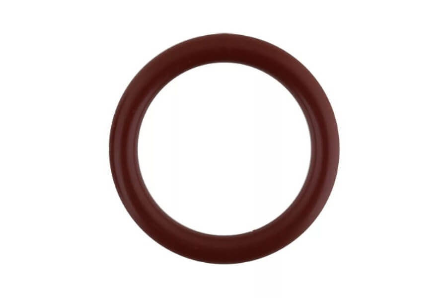 058 Кольца для штор. пластмассовые, большие, (50шт., цена за шт.) Цвет: коричневый