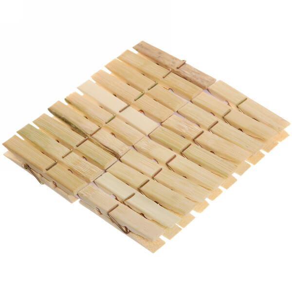 025 Прищепки бамбуковые размер: 6,1*1,1 (20 шт., цена за уп.) (250 шт. / Кор)