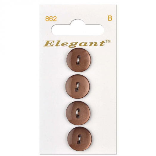 Пуговицы ELEGANT BLUMENTHAL LANSING 16 мм цвет коричневый перламутровый (565100862)
