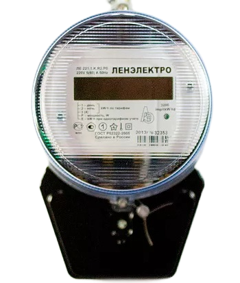 Однофазный многотарифный счетчик электроэнергии ЛЕ 221.1.К.R2.РО.5–60А