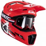 Leatt Kit Moto 3.5 V24 Red  шлем для мотокроса + очки Leatt Velocity 4.5