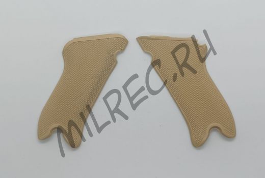 Накладки цвета слоновая кость на рукоятку пистолета Luger P-08 Parabellum  (копия)