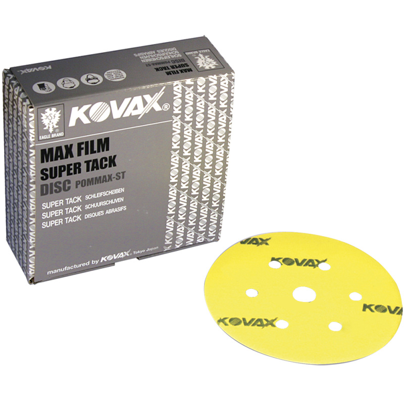 Kovax Абразивный круг Max Film, 125мм., P150, 7 отверстий, в упаковке 50шт.