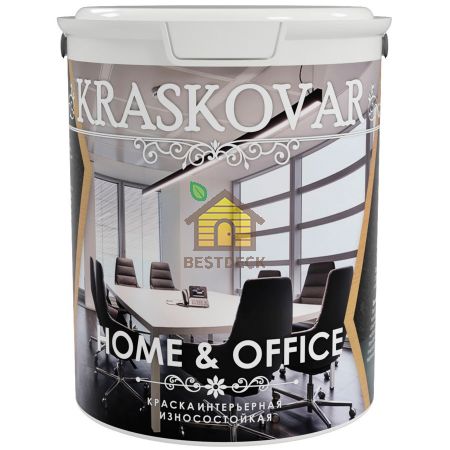 Краска интерьерная Kraskovar HOME & OFFICE износостойкая