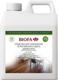 Средство Biofa 2093 1л для Сохранения Естественного Цвета Древесины для Лиственных Пород / Биофа 2093.