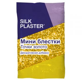 Мини-Блестки (Глиттер) Золотые Точки Silk Plaster 10г / Силк Пластер