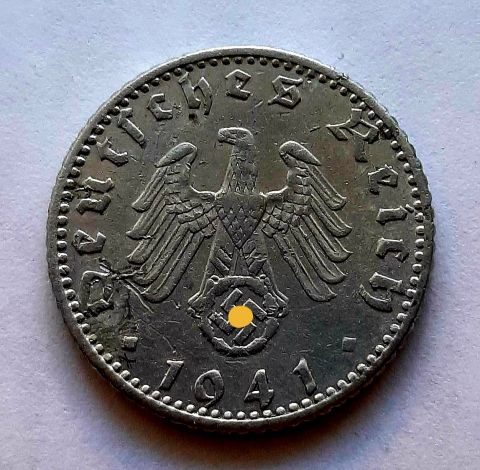 50 пфеннигов 1941 Германия AUNC