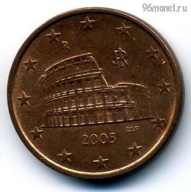Италия 5 евроцентов 2005