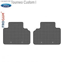 Коврики Ford Tourneo Custom I от 2012 - 2023 2-й ряд в салон резиновые Frogum (Польша) - 2 шт.