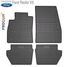 Коврики Ford Fiesta VII от 2017 - 2023 в салон резиновые Frogum (Польша) - 4 шт.