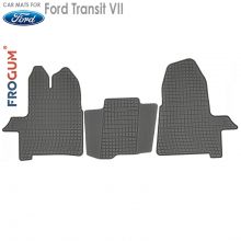 Коврики Ford Transit VII от 2019 -  в салон резиновые Frogum (Польша) - 3 шт.