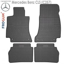 Коврики Mercedes Benz CLS (C257) от 2018 -  в салон резиновые Frogum (Польша) - 4 шт.