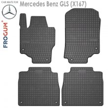 Коврики Mercedes Benz GLS (X167) от 2019 -  в салон резиновые Frogum (Польша) - 4 шт.
