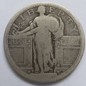 Свобода ¼ доллара (Регулярный выпуск) США 1917?