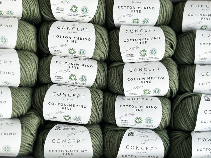 Concept Cotton Merino Fine цвет зеленый