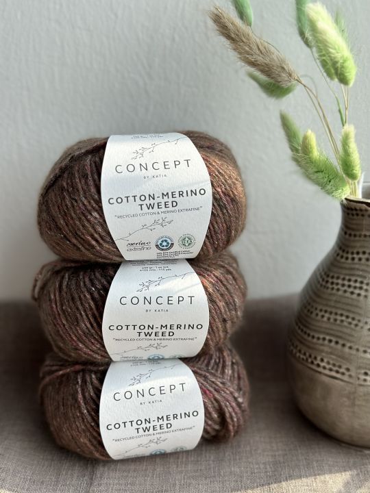 Concept Cotton Merino Tweed цвет коричневый