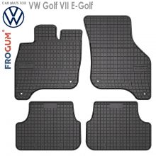 Коврики Volkswagen Golf VII E-Golf от 2012 - 2020 в салон резиновые Frogum (Польша) - 4 шт.