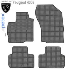 Коврики Peugeot 4008 от 2012 - 2017 в салон резиновые Petex (Германия) - 4 шт.