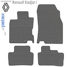 Коврики Renault Kadjar I от 2015 - 2022 в салон резиновые Petex (Германия) - 4 шт.