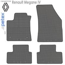 Коврики Renault Megane IV от 2016 -  в салон резиновые Petex (Германия) - 4 шт.