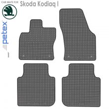 Коврики Skoda Kodiaq I от 2017 - 2023 в салон резиновые Petex (Германия) - 4 шт.