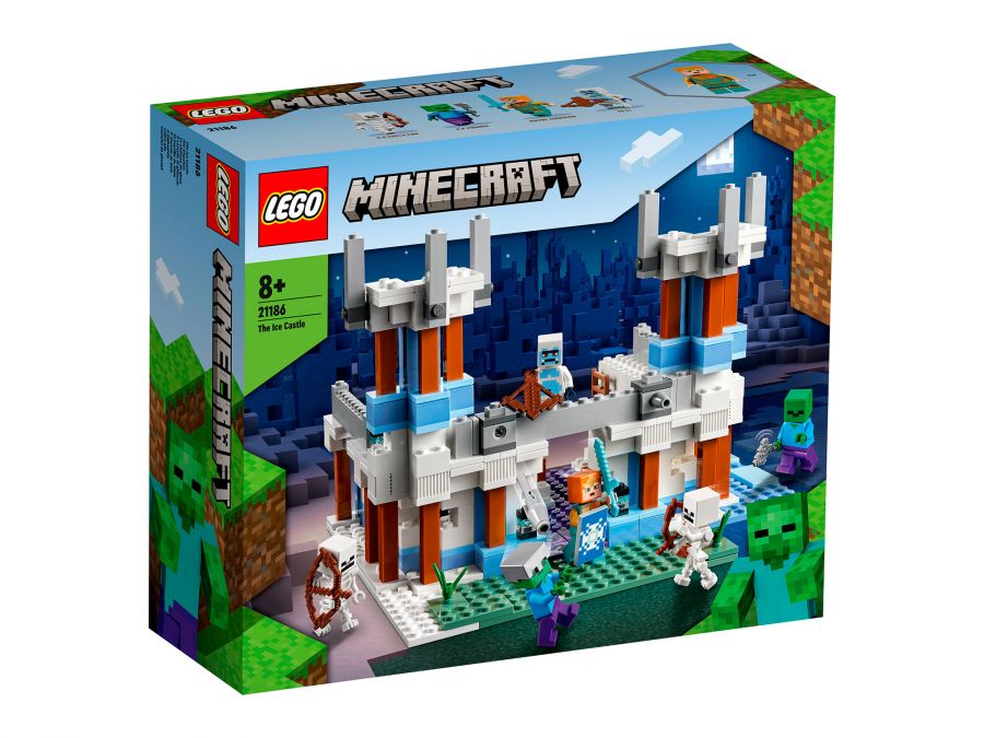 Конструктор LEGO Minecraft 21186 "Ледяной замок", 499 дет.