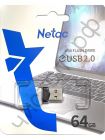 флэш-карта Netac 64GB UM81  Ultra  чёрный  металл