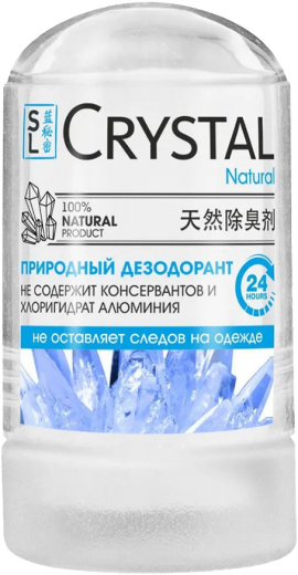Дезодорант натуральный минеральный CRYSTAL | 60 г | SECRETS LAN