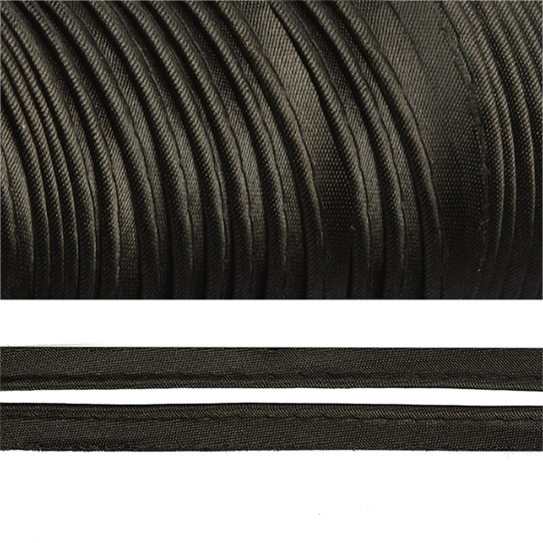 Кант TBY атласный ширина 11мм цвет F322 (060) черный (КА.060.ЧЕРНЫЙ)