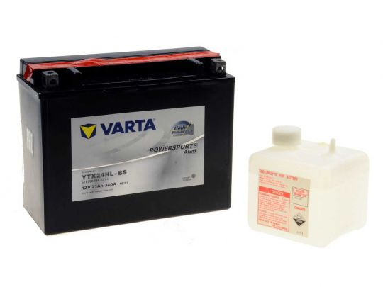 Мото аккумулятор АКБ VARTA (ВАРТА) AGM 521 908 034 A514 YTX24HL-BS 21Ач о.п.