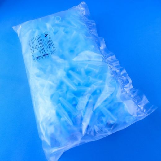 Микропробирки конические (Эппендорфа) 1,5 мл, с интегрированной крышкой, голубые, Litoplast, 250 шт/упак