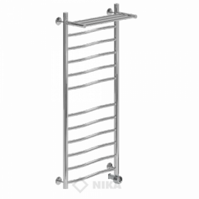 Полотенцесушитель Ника ЛВ (Г) ВП-120/60/67 с Полочкой Электрический