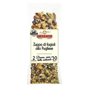 Суп Классический Апулийский из бобовых Tiberino Zuppa di Fagioli alla Pugliese 200 г - Италия